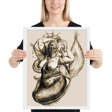 Load image into Gallery viewer, Thicke Madame Mami Wata Framed poster
