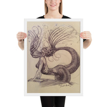 Load image into Gallery viewer, Gentle Flow Mami Wata Framed poster