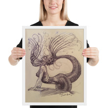 Load image into Gallery viewer, Gentle Flow Mami Wata Framed poster
